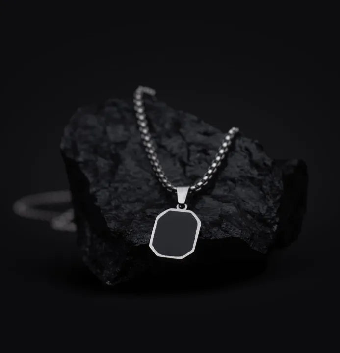 Classic Black Stone Pendant