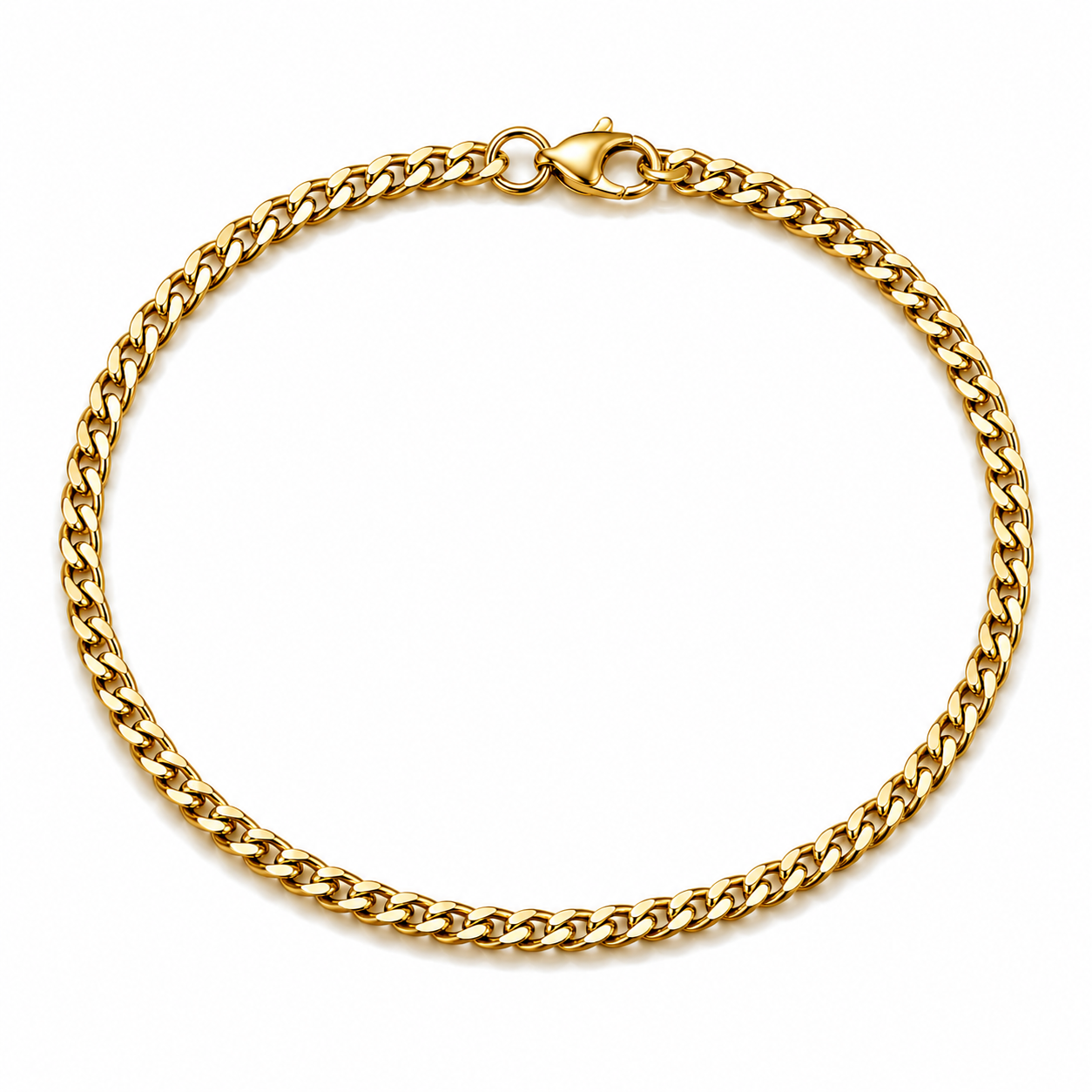 Vnox Bracelet 5mm (Gold)