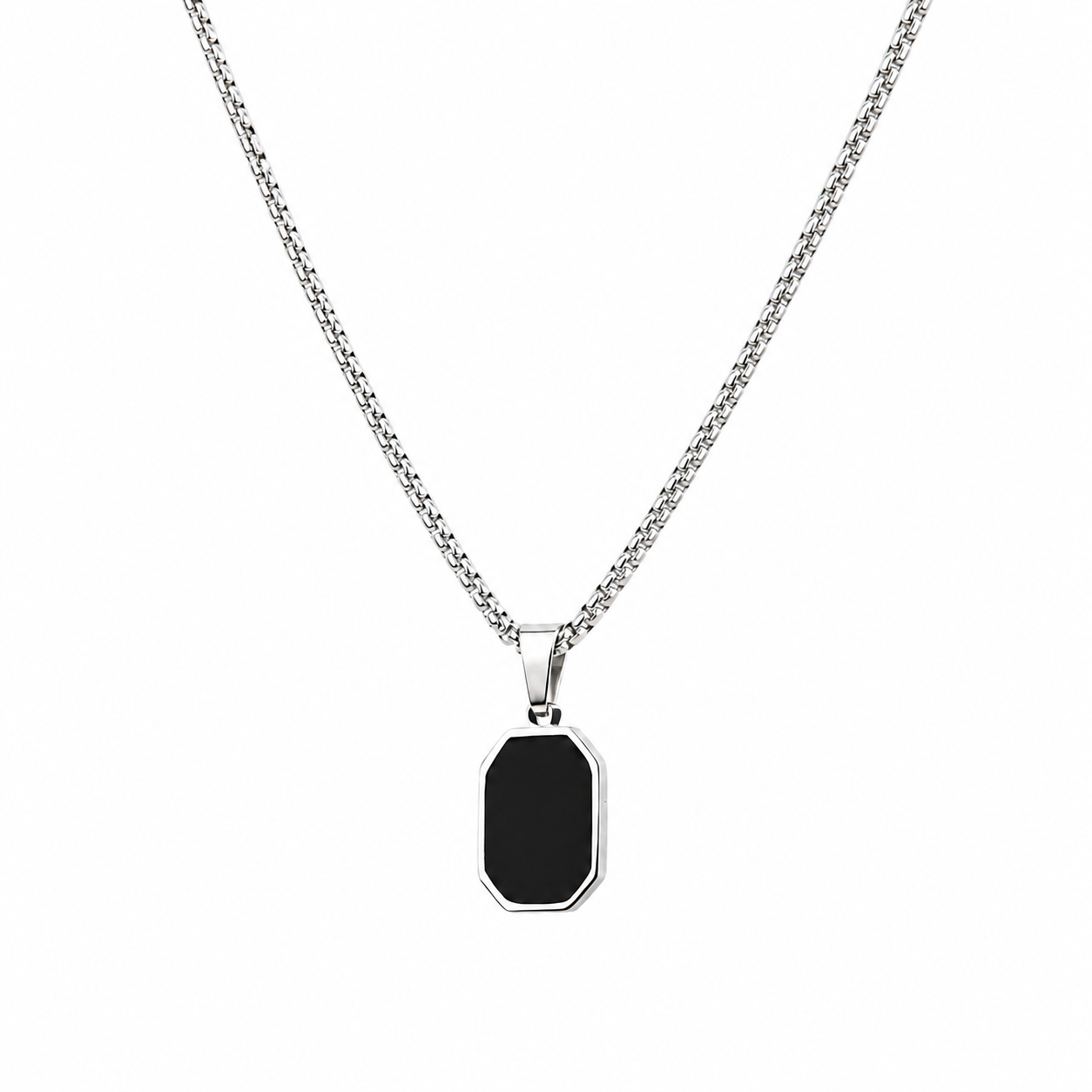 Classic Black Stone Pendant