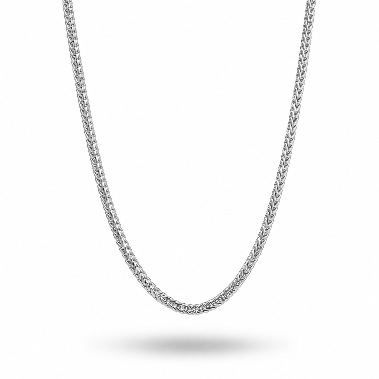 Foxtail 3mm Chain (Silver)