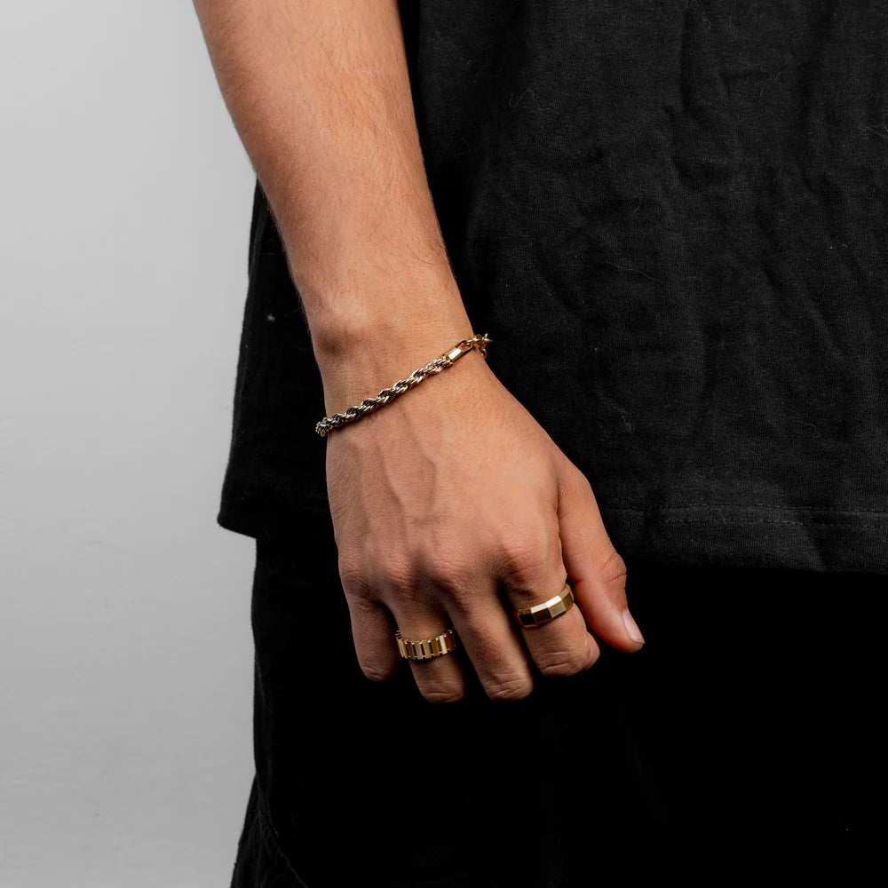 Rope Bracelet 5mm (Silver)
