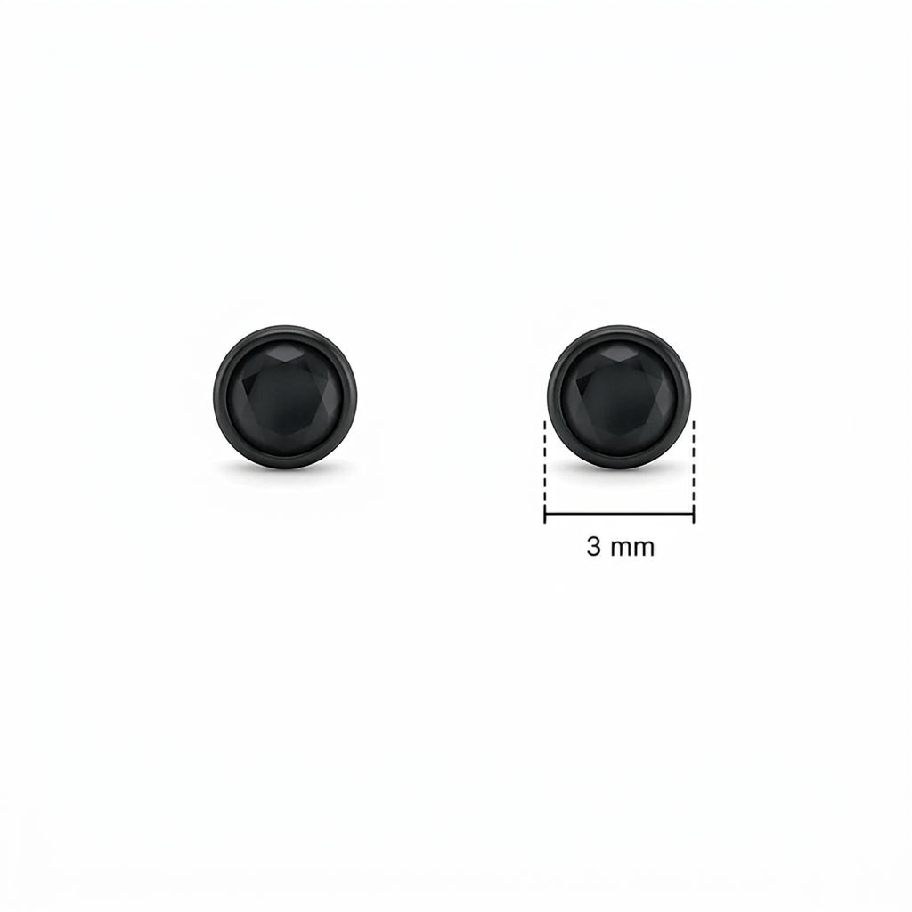 Magnetic Crystal Earing Studs
