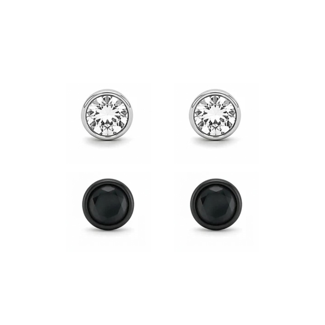 Magnetic Crystal Earing Studs