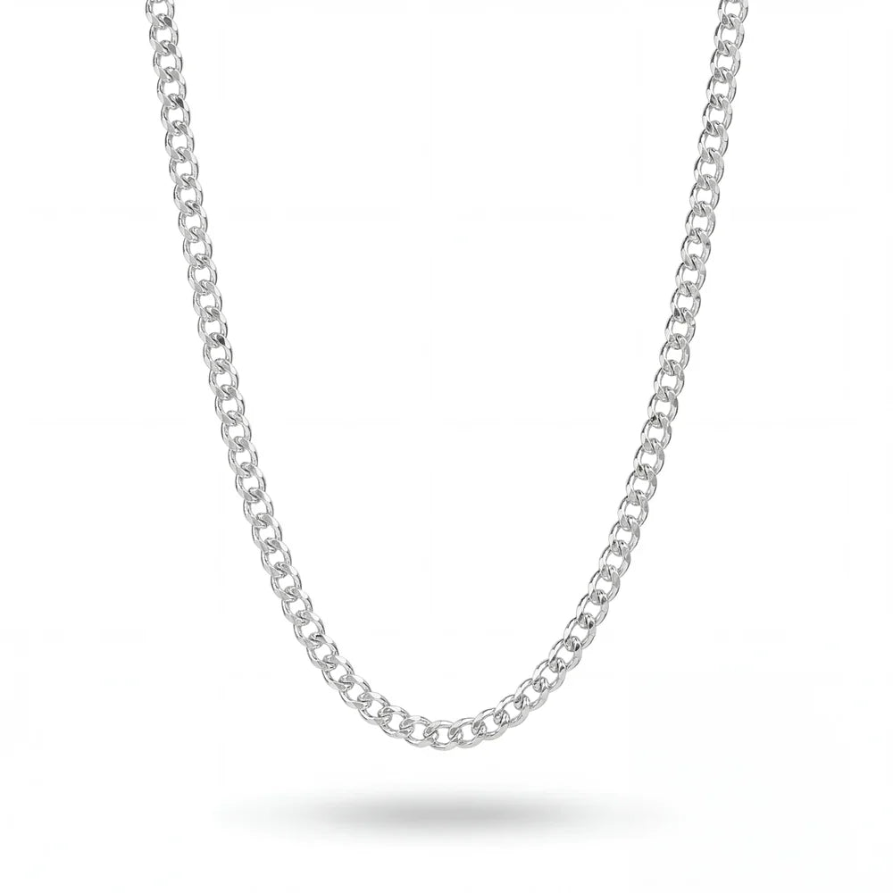 Curb Chain 2.5mm (Silver)