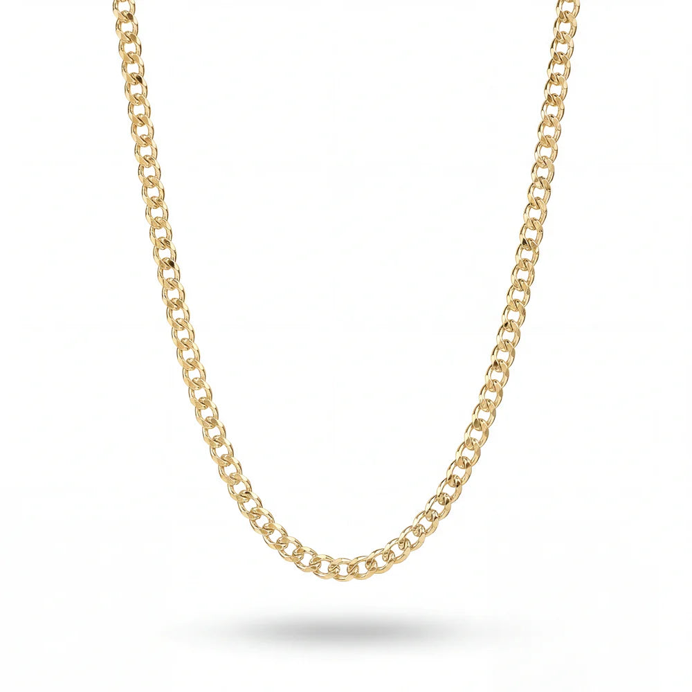 Curb Chain 2.5mm (Gold)