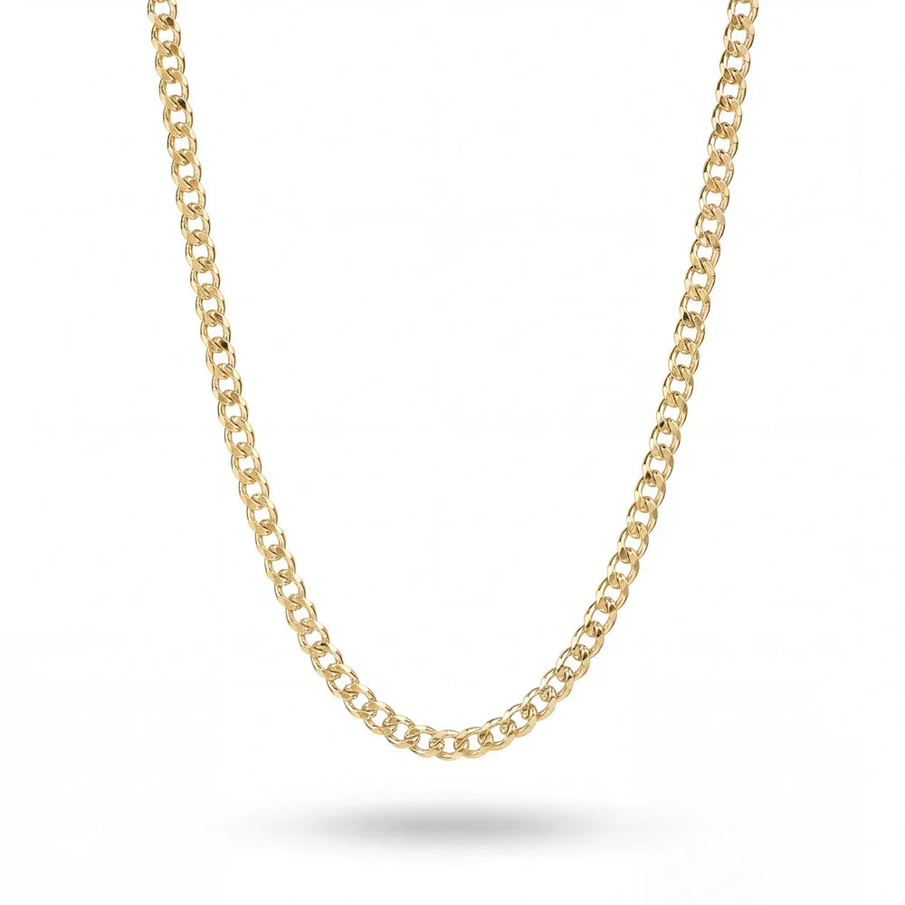 Curb Chain 2.5mm (Gold)
