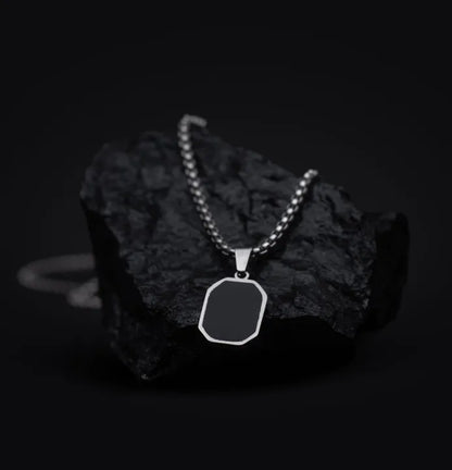 Classic Black Stone Pendant