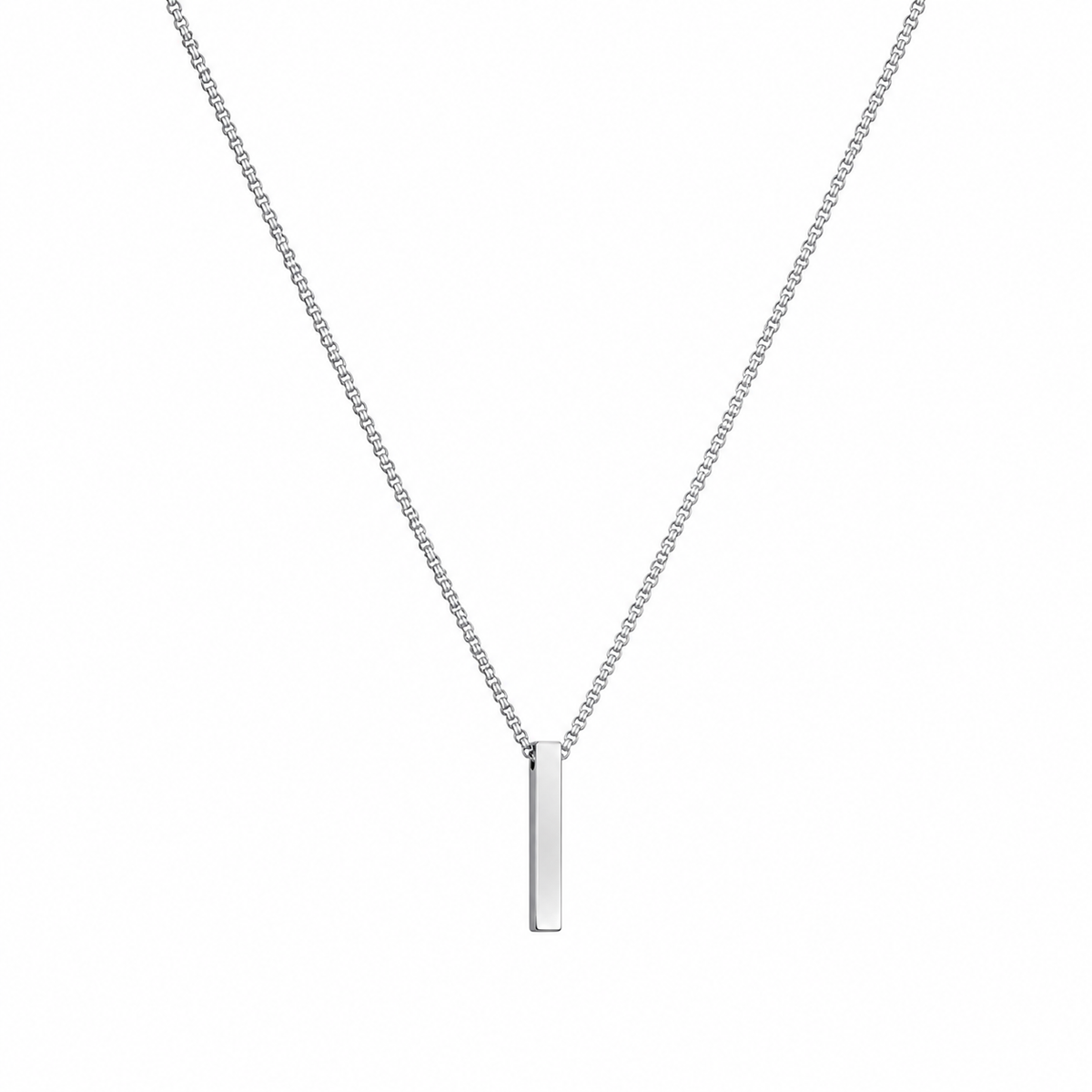 Bar Necklace Silver