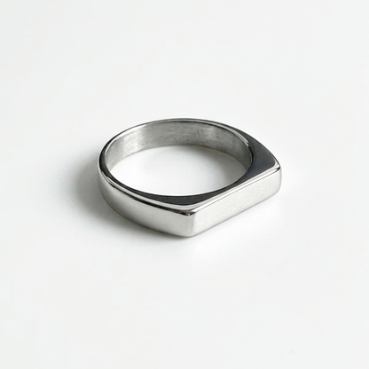 Signet Silver Ring 6mm