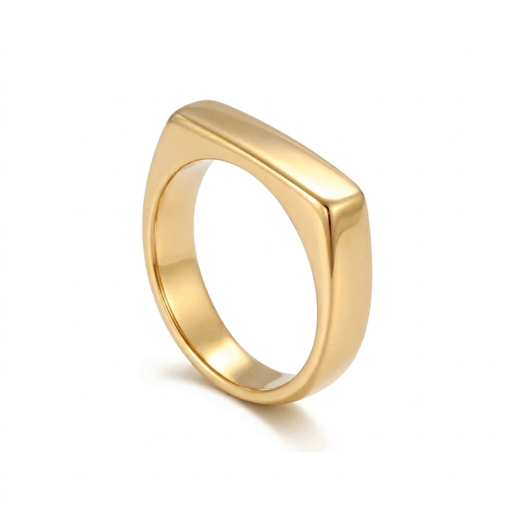 Signet Golden Ring 6mm