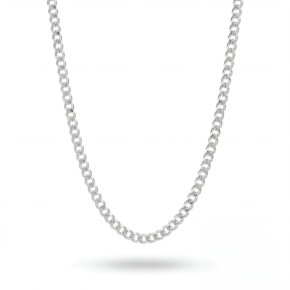 Curb Chain 2.5mm (Silver)
