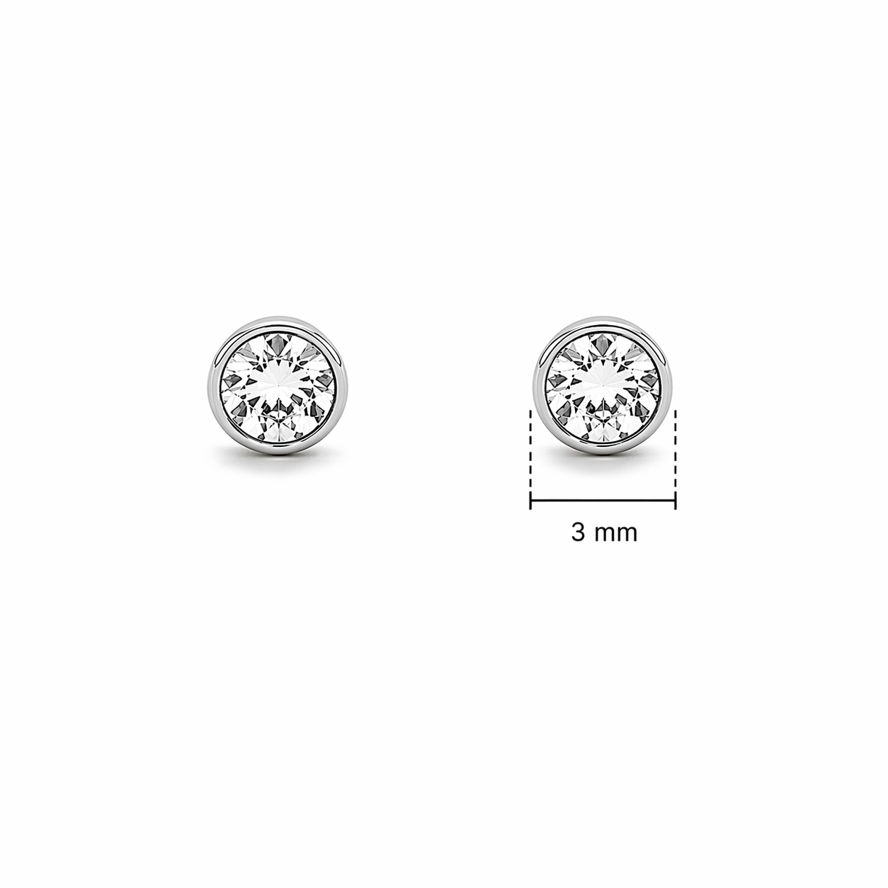 Magnetic Crystal Earing Studs